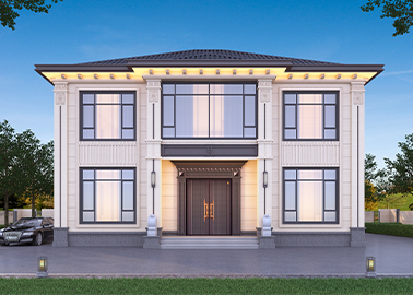 二层中式农村自建房别墅全套方案